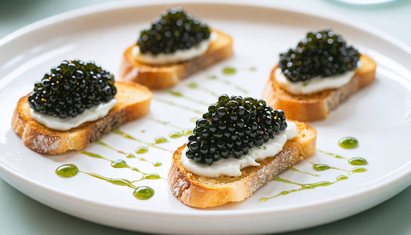 tartine al caviale